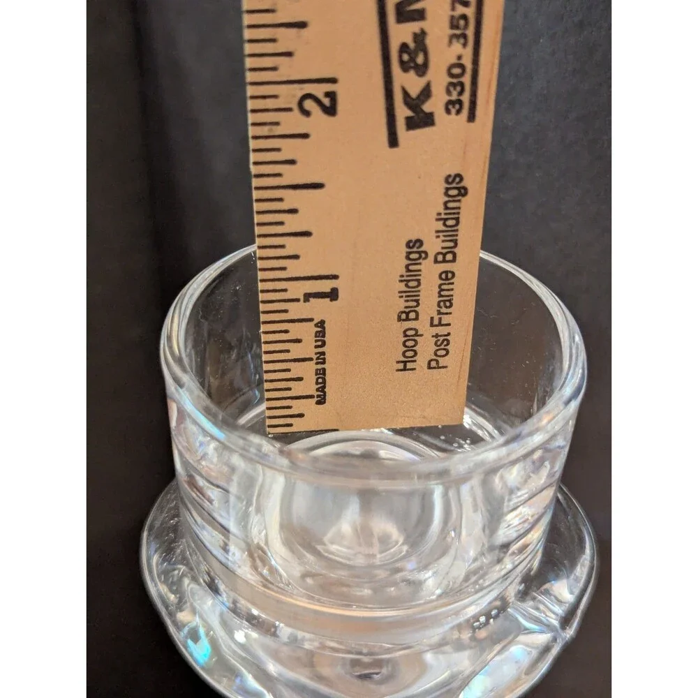 Studio Silversmiths Crystal Candlesticks ~ Candle Holders ~ 10" tall - Picture 14 of 14